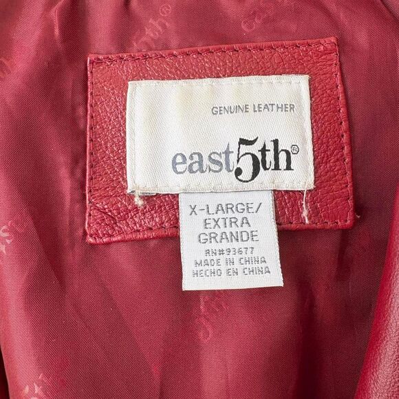 East 5th Women's Dark Red Jacket - Picture 6 of 8